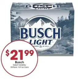 Kroger Busch Busch Light offer