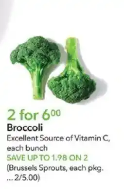 Publix Broccoli offer