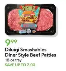 Publix Diluigi Smashables Diner Style Beef Patties offer