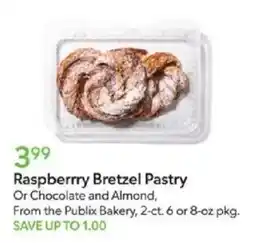 Publix Publix Bakery Raspberry Bretzel Pastry offer