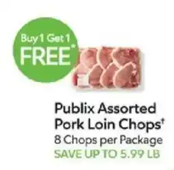Publix Publix assorted pork loin chops offer