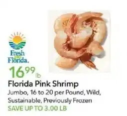 Publix Fresh Florida Florida Pink Shrimp offer