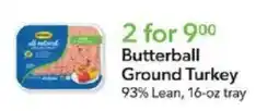 Publix Butterball Ground Turkey offer