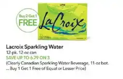 Publix Lacroix sparkling water offer