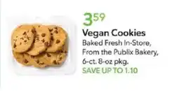 Publix Publix Bakery Vegan Cookies offer