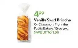 Publix Publix Bakery Vanilla Swirl Brioche offer