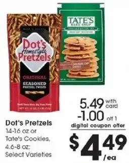 Kroger Dot's Pretzels offer