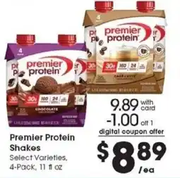 Kroger Premier Protein Shakes offer