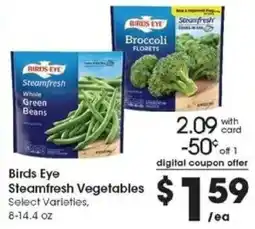 Kroger Birds Eye Steamfresh Vegetables offer