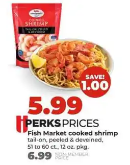 Hy-Vee Fish Market cooked shrimp offer