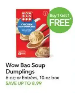 Publix Wow Bao Soup Dumplings offer