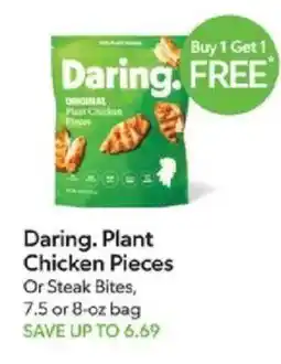 Publix Daring. Plant Chicken Pieces or Steak Bites offer