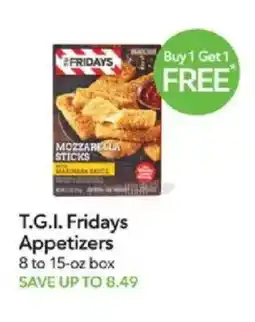 Publix T.G.I. Fridays appetizers offer