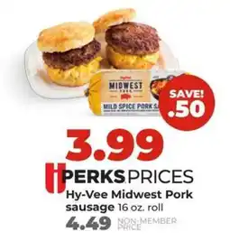 Hy-Vee Hy-Vee Midwest Pork sausage offer
