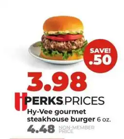 Hy-Vee Hy-Vee gourmet steakhouse burger offer