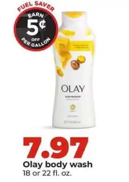 Hy-Vee Olay Body Wash offer