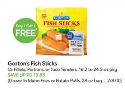 Publix Gorton's Fish Sticks offer