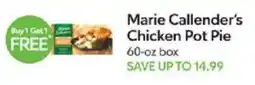 Publix Marie Callender's Chicken Pot Pie offer