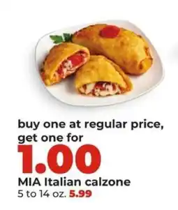 Hy-Vee MIA Italian calzone offer