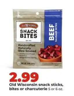 Hy-Vee Old Wisconsin Snack Bites offer