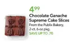 Publix Publix Bakery Chocolate Ganache Supreme Cake Slices offer