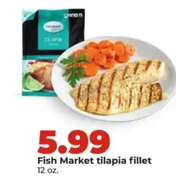 Hy-Vee Fish Market tilapia fillet offer