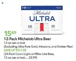 Publix Michelob Ultra Beer offer