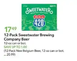 Publix Sweetwater Brewing Company Beer offer