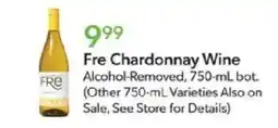 Publix Fre Chardonnay Wine offer