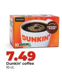 Hy-Vee Dunkin' Coffee offer