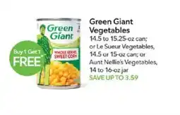 Publix Green Giant Vegetables offer
