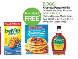 Publix Krusteaz Pancake Mix or Waffle Mix offer