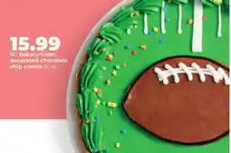 Hy-Vee Bakery-fresh decorated chocolate chip cookie offer