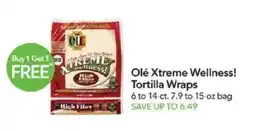 Publix Olé Xtreme Wellness! Tortilla Wraps offer