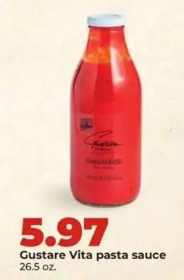 Hy-Vee Gustare Vita pasta sauce offer