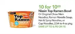 Publix Nissin Top Ramen Bowl offer