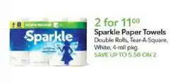 Publix Sparkle Paper Towels offer