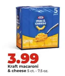 Hy-Vee Kraft Macaroni & Cheese offer