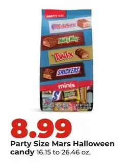 Hy-Vee Party Size Mars Halloween Candy offer