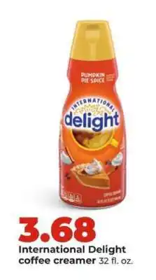Hy-Vee International Delight Coffee Creamer offer