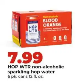 Hy-Vee HOP WTR non-alcoholic sparkling hop water offer