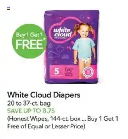 Publix White Cloud Diapers offer