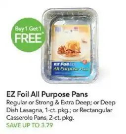 Publix EZ Foil All Purpose Pans offer