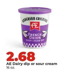 Hy-Vee AE Dairy dip or sour cream offer