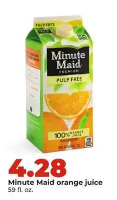 Hy-Vee Minute Maid Orange Juice offer