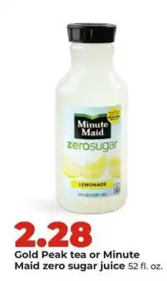 Hy-Vee Minute Maid Zero Sugar Juice offer