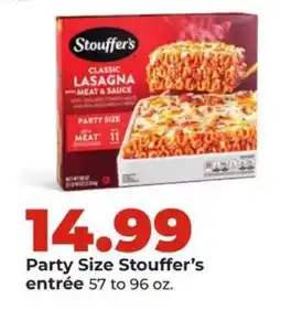 Hy-Vee Stouffer's Classic Lasagna offer