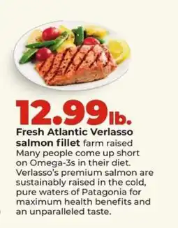 Hy-Vee Fresh Atlantic Verlasso Salmon Fillet offer