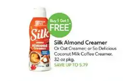 Publix Silk Almond Creamer offer