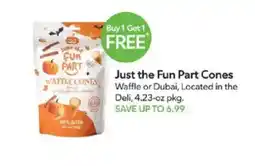 Publix Just the Fun Part Cones offer